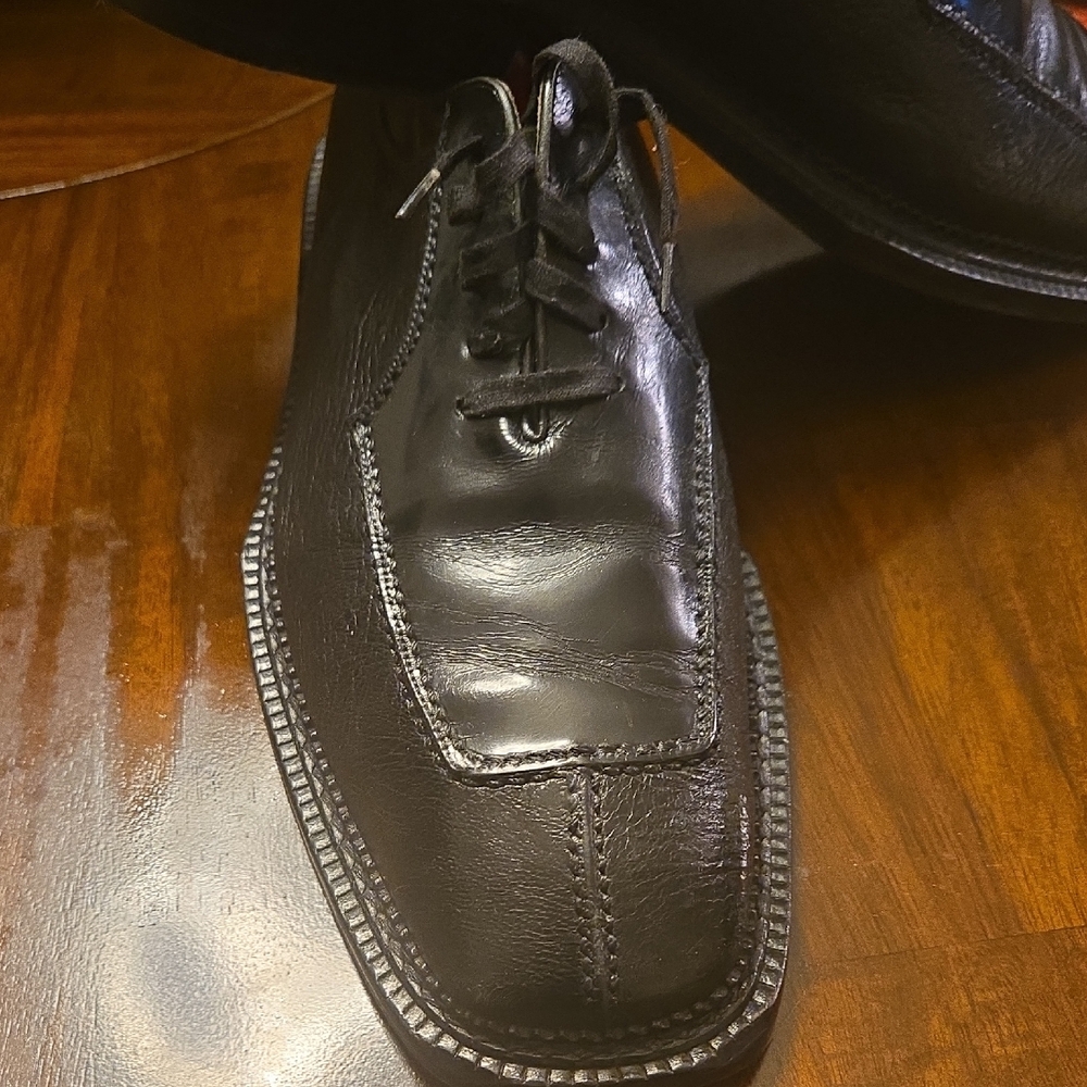 Elegant Black Leather Men's Shoes